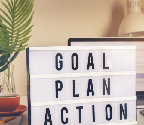 Goal Plan Action lightbox—strategy for email marketing tools and growth